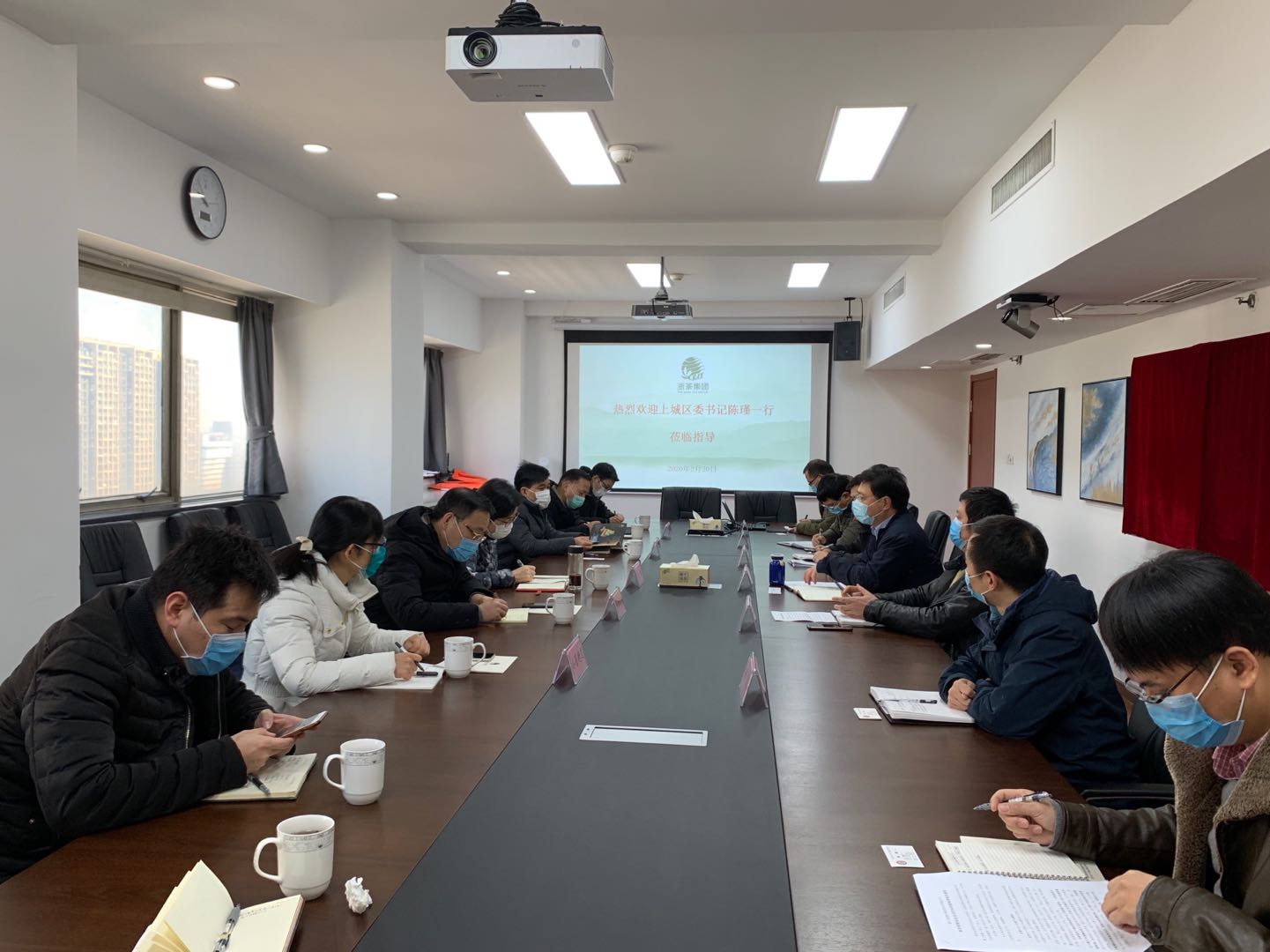 上城區區委陳瑾書(shū)記一行蒞臨浙茶集團考察 上城區區委陳瑾書(shū)記一行蒞臨浙茶集團考察